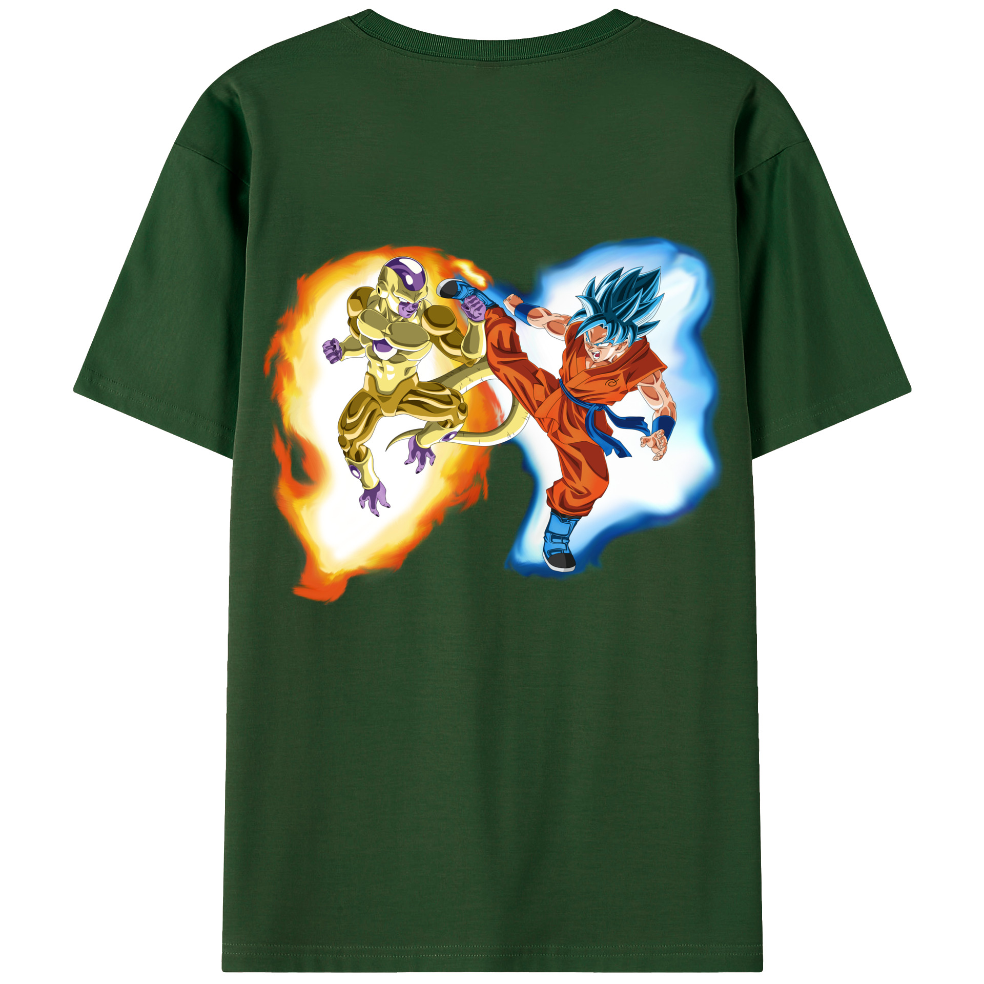 （画像用） ドラゴンボール フリーザ DRAGON BALL Frieza 綿100％半袖Tシャツ（背面プリント）